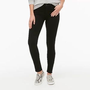 J Crew Toothpick Black Jeans